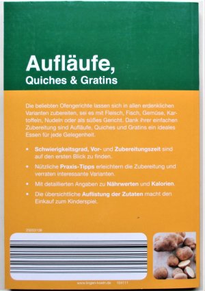 gebrauchtes Buch – Angelika Lenz – Aufläufe, Quiches & Gratins Mit Praxis-Tipps und Rezeptwissen