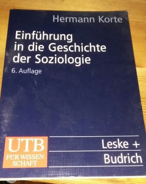 gebrauchtes Buch – Hermann Korte – Einführungskurs Soziologie