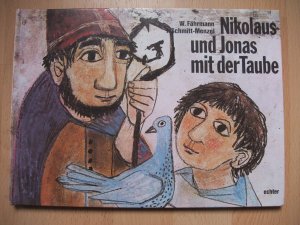 Nikolaus und Jonas mit der Taube