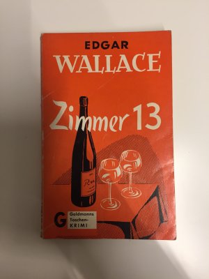 antiquarisches Buch – Edgar Wallace – Zimmer 13