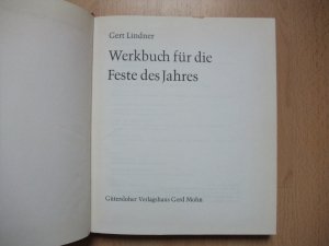 Werkbuch für die Feste des Jahres