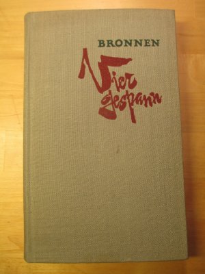 antiquarisches Buch – Arnolt Bronnen – Viergespann