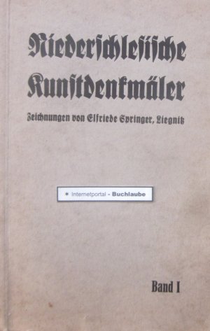 Kunstdenkmäler des Deutschen Ostens. Schlesien I. und II. Rar!