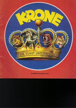 Krone Eure Gunst unser Streben Programmheft Sommer-Saison 1980