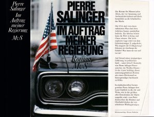 Pierre Salinger *** IM AUFTRAG MEINER REGIERUNG ***Schaltstellen der Macht ***Machenschaften der Mafia ***geb.Buch/HC mit SU 1972