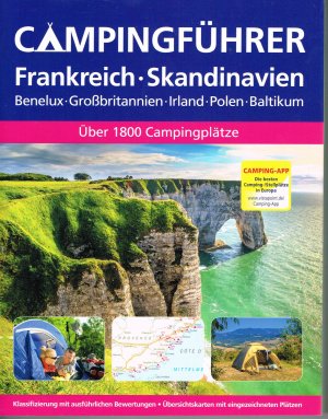 gebrauchtes Buch – Ullmann Medien – Campingführer Frankreich - Skandinavien - BeNeLux - GB - Irland - Polen - Baltikum (14 Länder)