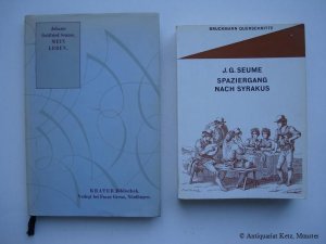 Mein Leben. Nebst der Fortsetzung von G. J. Göschen und C. A. H. Clodius. Beigabe. J. G. Seume: Spaziergang nach Syrakus. München, Bruckmann 1962.