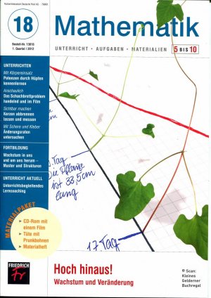 Mathematik 5 bis 10 (5-10) - Ausgabe 18/2012: HOCH HINAUS! - WACHSTUM UND VERÄNDERUNG / mit Materialpaket (vollständig)