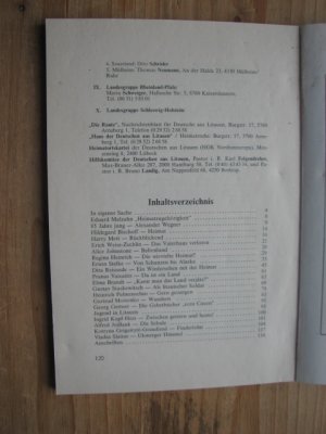 gebrauchtes Buch – Alfred Franzkeit / Herausgeber: Landsmannschaft der Deutschen aus Litauen – Heimatgruß - Jahrbuch der Deutschen aus Litauen 1986