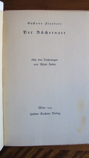 Der Büchernarr.