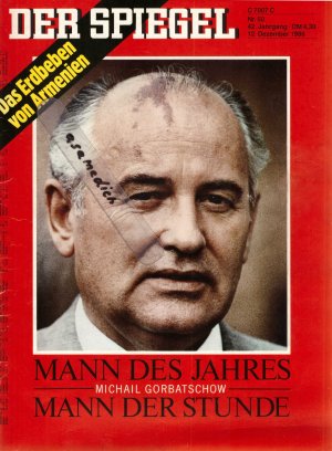 Der Spiegel -- Mann des Jahres Michail Gorbatschow -  Nr. 50/1988