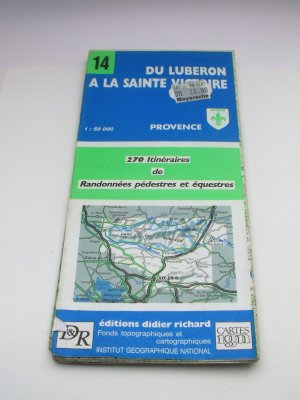 Provence 14: Du Luberon a la Sainte Victoire: 270 Itinéraires de Randonnées pédestres et équestres, 1 : 50 000