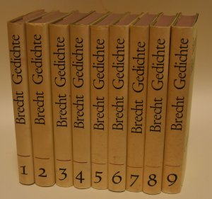 Brecht, Bertolt: Gedichte [Teil 1-9, ohne Band 10]
