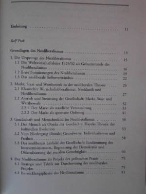 gebrauchtes Buch – Butterwegge, Christoph; Lösch – Kritik des Neoliberalismus