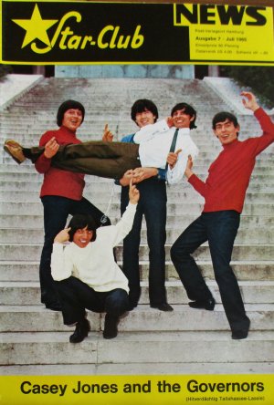 Star-Club News  Hamburg  Casey Jones and the Governors  Ausgabe 7.  Juli 1965