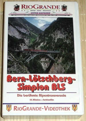 gebrauchter Film – Bern-Lötschberg-Simplon BLS - Die berühmte Alpentransversale - RIOGRANDE Video-Express