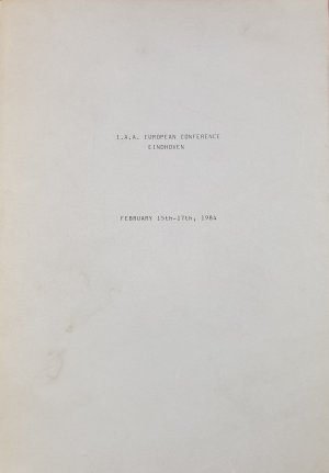 gebrauchtes Buch – I. A. A. European conference Eindhoven, February 15th-17th, 1984