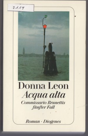 gebrauchtes Buch – Donna Leon – Acqua alta - Commissario Brunettis fünfter Fall