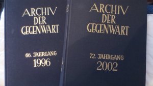 Archiv der Gegenwart 40 Bände 1963-2003 Abholung 300 €