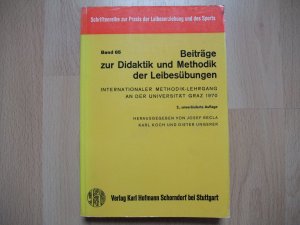 Beiträge zur Didaktik und Methodik der Leibesübungen, Band 65