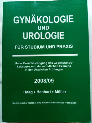 gebrauchtes Buch – Haag, Petra; Hanhart – Gynäkologie und Urologie - Für Studium und Praxis 2008/09