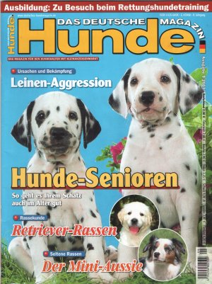 Das Deutsche Hunde Magazin Ausgabe 9/2007 - Topthema: Hunde-Senioren