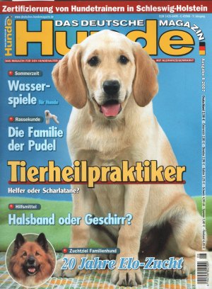 Das Deutsche Hunde Magazin Ausgabe 8/2007 - Topthema: Tierheilpraktiker