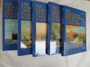 gebrauchtes Buch – Arnold Kludas – Die Geschichte der deutschen Passagierschiffahrt 1850 bis 1990 5 Bände zusammen