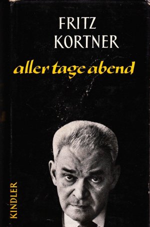 Aller Tage Abend - signiert mit Widmung