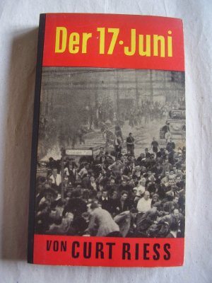 antiquarisches Buch – Curt Riess – Der 17. Juni