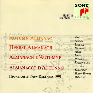 Autumn Almanac - Herbst Almanach Highlights. New Releases 1991