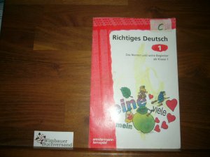 gebrauchtes Buch – Vogel, Heinz und Michael Junga – LÜK, Übungshefte, Richtiges Deutsch, neue Rechtschreibung: Das Nomen und seine Begleiter ab Klasse 1: HEFT 1