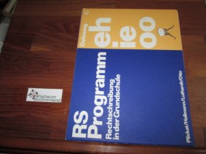 RS-Programm. - Dehnung : eh, ie, oo : C