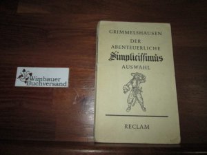 antiquarisches Buch – Grimmelshausen, Hans J – Der abenteuerliche Simplicissimus : Auswahl