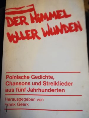 gebrauchtes Buch – polnische gedichte - frank geerk – der himmel voller wunden