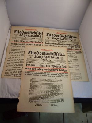 Niedersächsische Tageszeitung, Hannover, 1.-3.Sonderausgabe