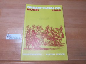 gebrauchtes Buch – Gesamtkatalog Musik 1986