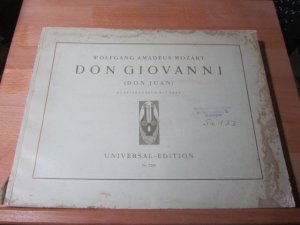 Dion Giovanni (Don Juan) Klavierauszug mit Text. Mit Lithographien von Hermann Ebers