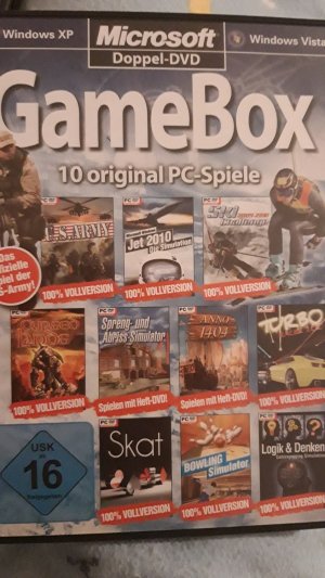 Gamebox 10 original PC-Spiele