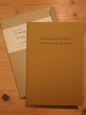 Die hippokratische Schrift "Über die heilige Krankheit". Band 1