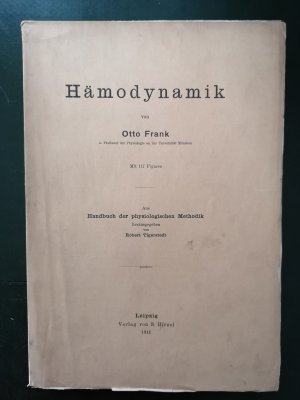 Hämodynamik. Aus Handbuch der physilogischen Methodik