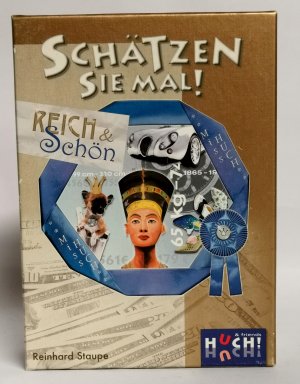 gebrauchtes Spiel – Reinhard Staupe – Schätzen Sie mal! - Reich und Schön 2009 Huch & Friends 76836 - ab 10 Jahren - für 2 bis 8 Spieler - Spieldauer ca 30 Minuten