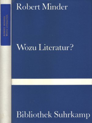 gebrauchtes Buch – Robert Minder – Wozu Literatur? Reden und Essays