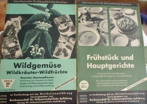 antiquarisches Buch – Reichsausschuß für volkswirtschaftliche Aufklärung in Verbindung mit der Reichsfrauenführung  – Schriftenreihe für die praktische Hausfrau   Einmachen von Obst und Gemüse...u.a.   Konvolut 8 Hefte