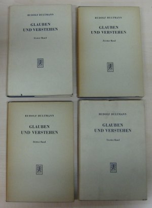 Glauben und Verstehen. Gesammelte Aufsätze 1-4 (4 Bände, so komplett) [mit SU]