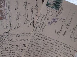 Tolles Konvolut mit einmaligen Autographen von der Familie von Ernst Jünger aus dem Nachlass von Jüngers Nichte