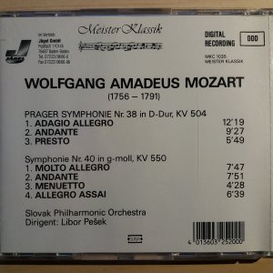 gebrauchter Tonträger – Wolfgang Amadeus Mozart – Meister Klassik
