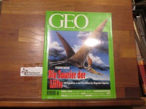 gebrauchtes Buch – Werner Funk – GEO Das neue Bild der Erde : November 1994 Die Saurier der Lüfte Flugechsen