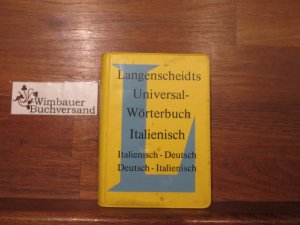 Langenscheidts Universal-Wörterbuch Italienisch: Italienisch-Deutsch, Deutsch-Italienisch