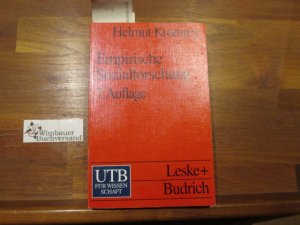 gebrauchtes Buch – Helmut Kromrey – Empirische Sozialforschung : Modelle und Methoden der Datenerhebung und Datenauswertung.